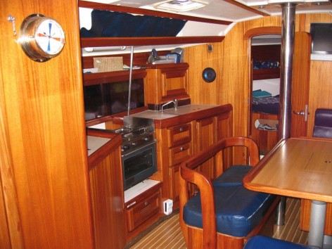 galley Dufour 38 Classic sailing boat