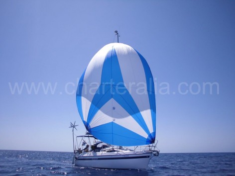 Sailing boats in Ibiza