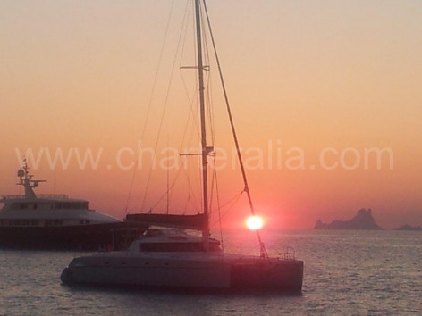 catamaran sunset