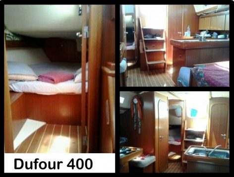 Gallery of interior photos sailing boat Dufour 40 Ibiza