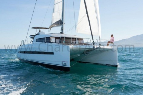 Bali 43 yacht with skipper for week charter