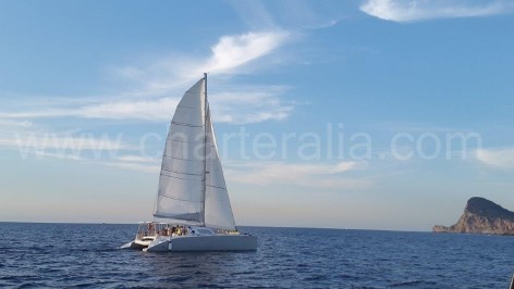 Yacht charter in Ibiza for Cat 52 catamaran