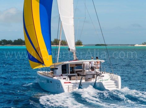 Sailing with Lagoon 39 yacht hire in Formentera and Ibiza