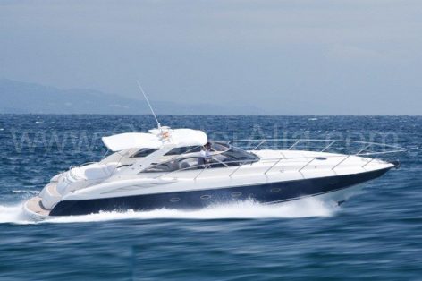 Amazing Sunseeker 46 power yacht for rent in Ibiza