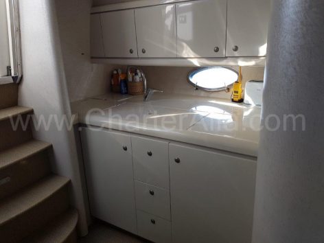 Galley of motor vessel for rent in Ibiza