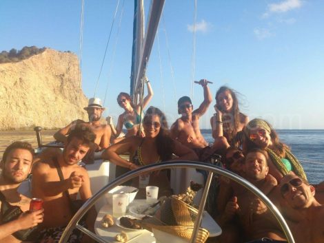 location voilier 11 personnes Ibiza