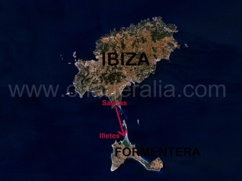 map of Ibiza and Formentera