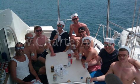 Bachelor parties also usually choose our Lagoon 380 catamarans