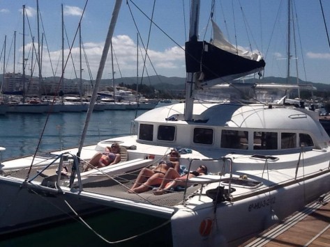 Catamaran puerto Ibiza