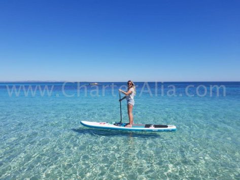 En esta imagen sin filtros se pueden apreciar la increíble transparencia de las aguas de Formentera