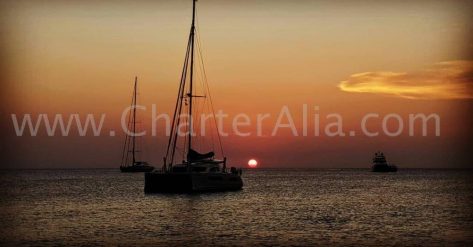 Las puestas de sol desde la costa oeste de Formentera son míticas